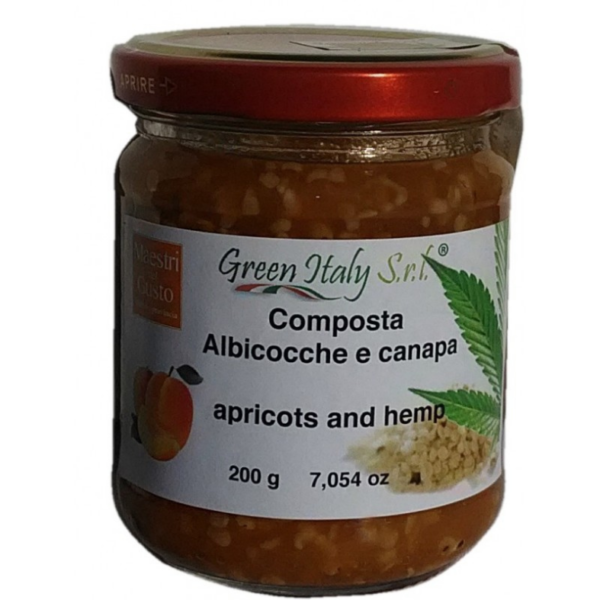 Composta di Albicocche e Canapa - Green Italy